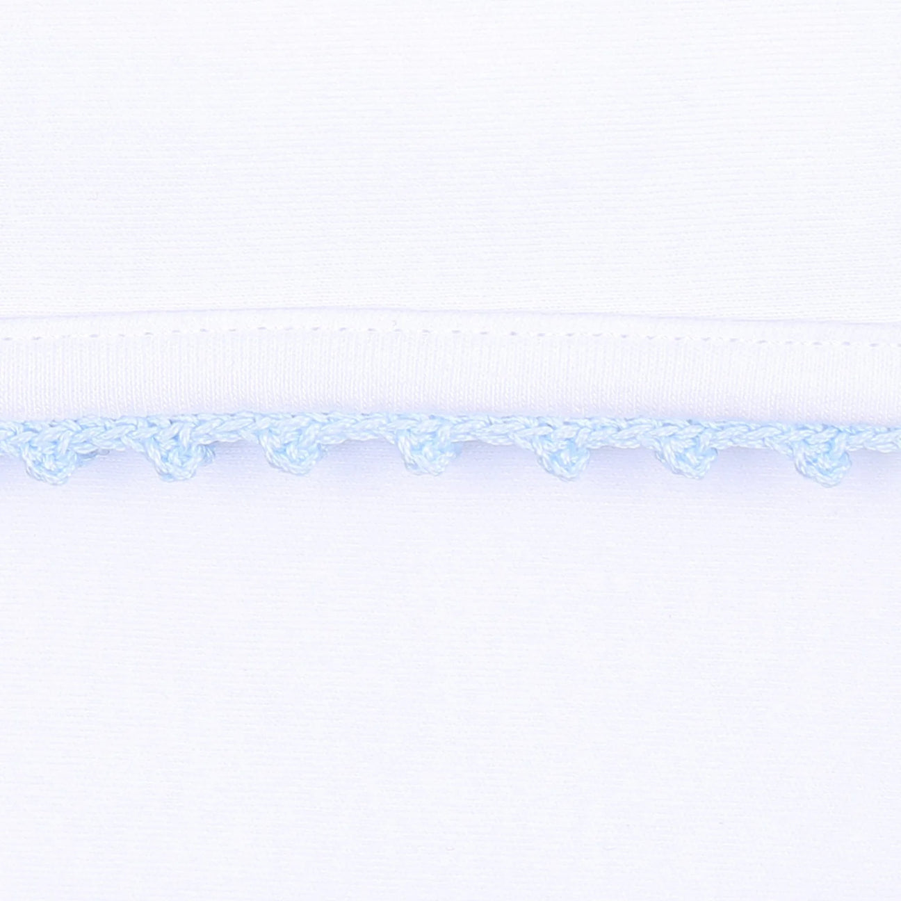 Crochet Trim Receiving Blanket