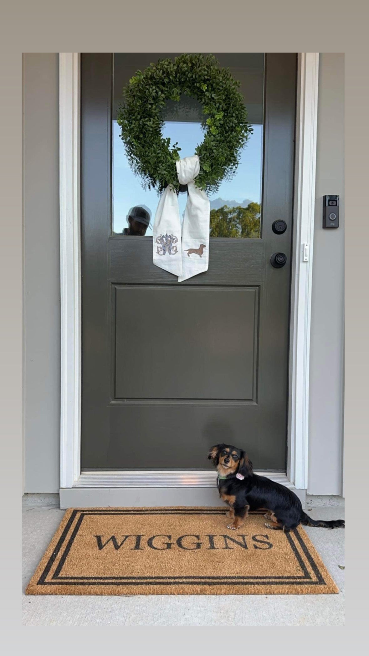 Wreath Sash